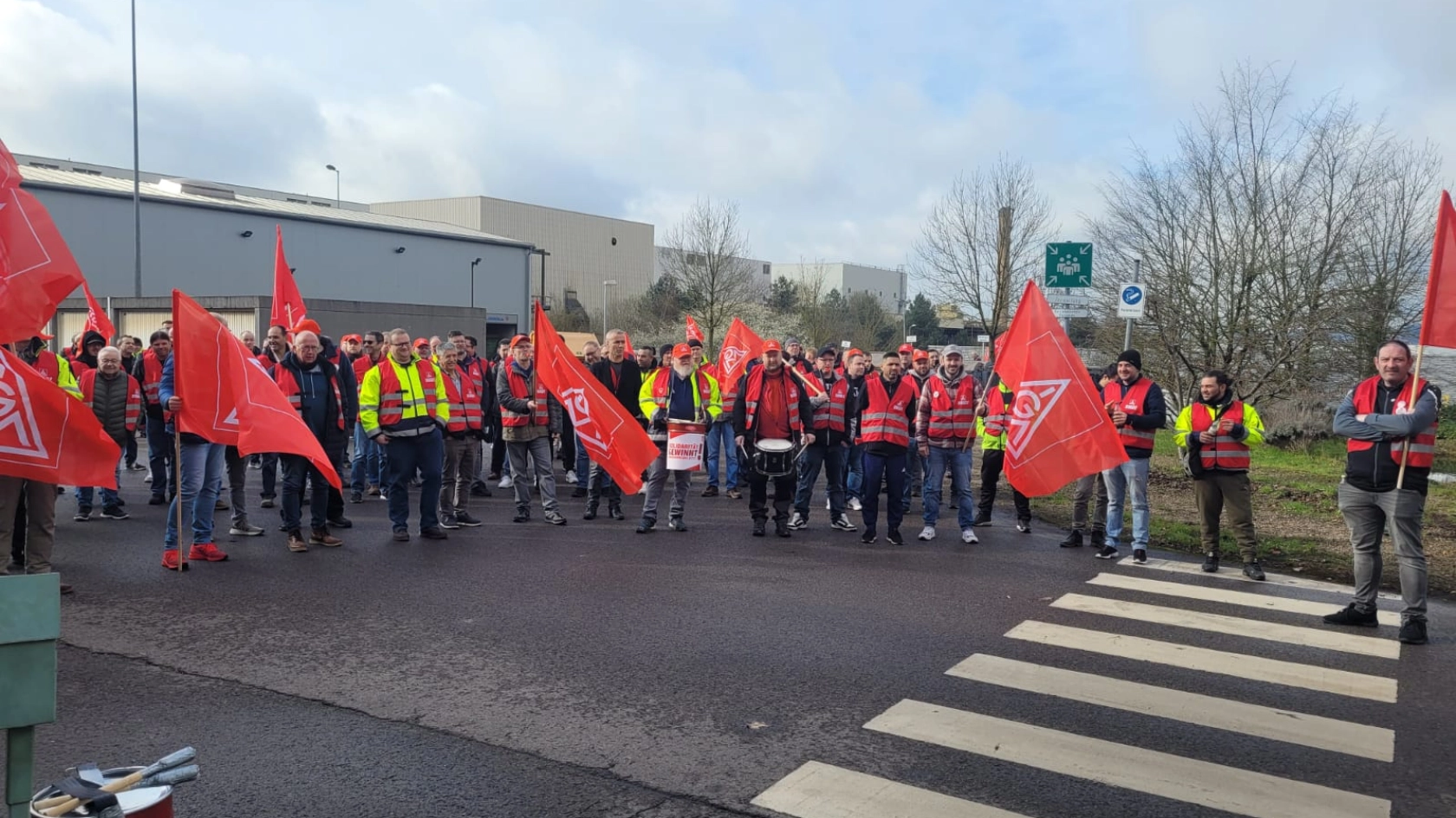 Unbefristeter Streik im I-Park geht weiter