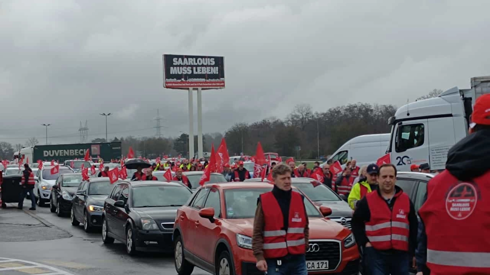 Tag Vier des unbefristeten Streiks im I-Park