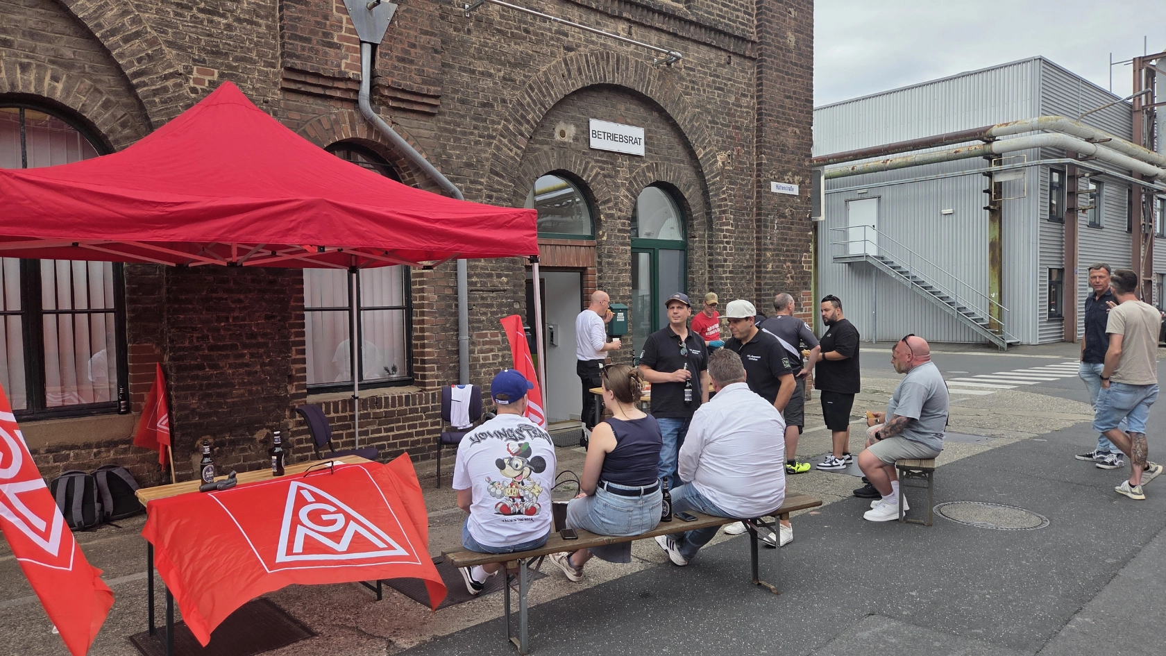 Radtour "Flamme der Solidarität"