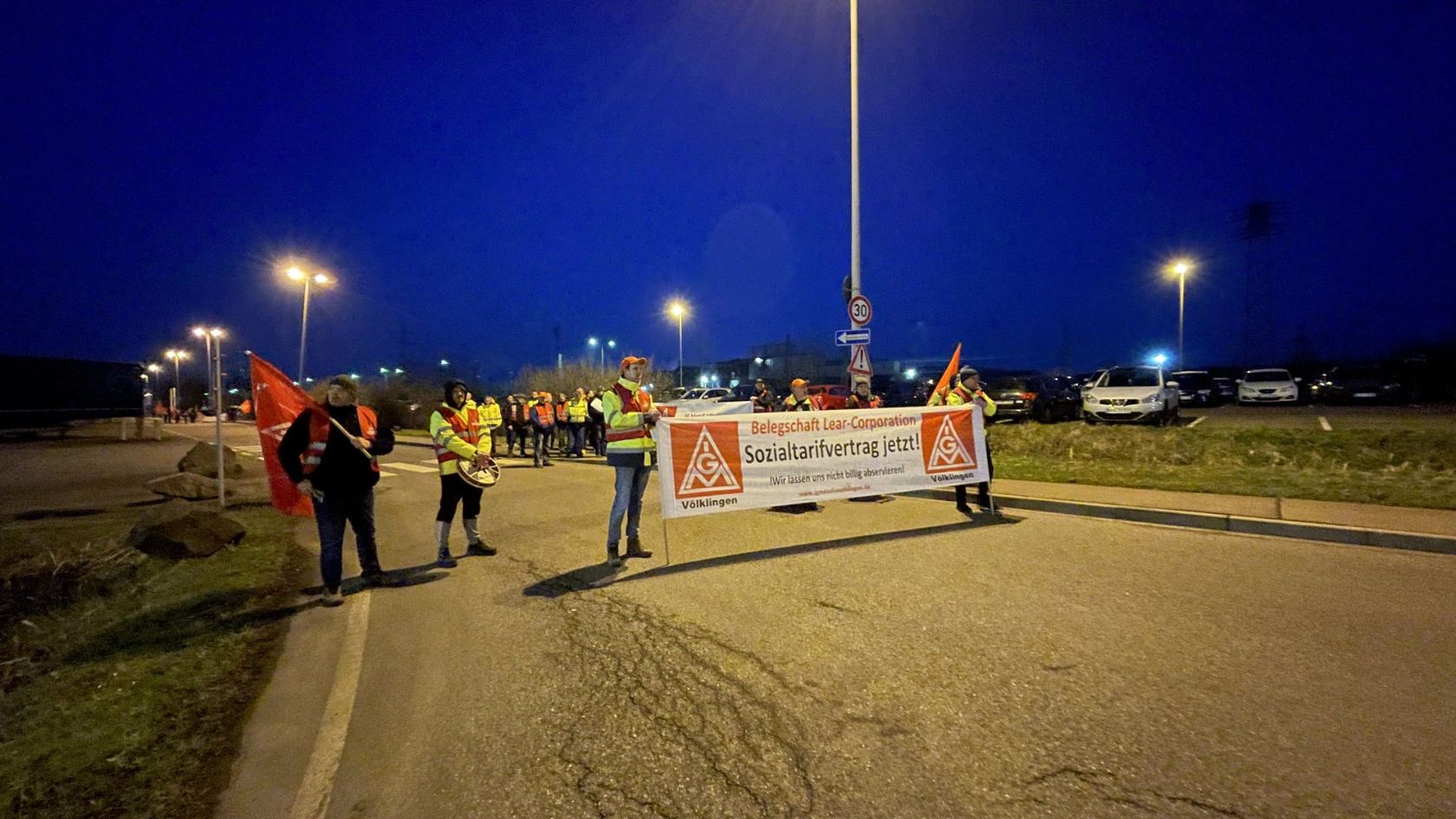 Unbefristeter Streik im I-Park Saarlouis gestartet!