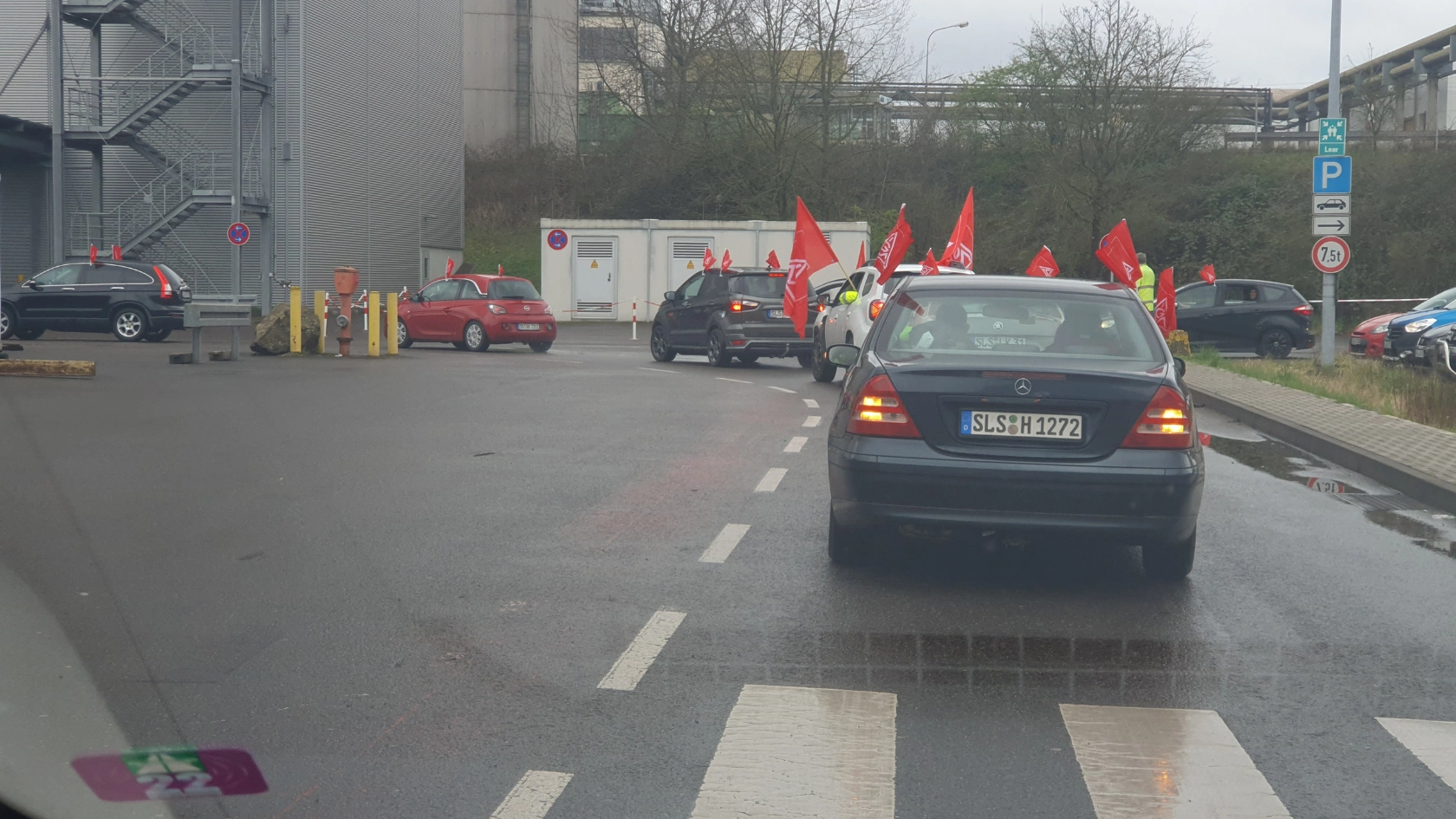 Tag Vier des unbefristeten Streiks im I-Park