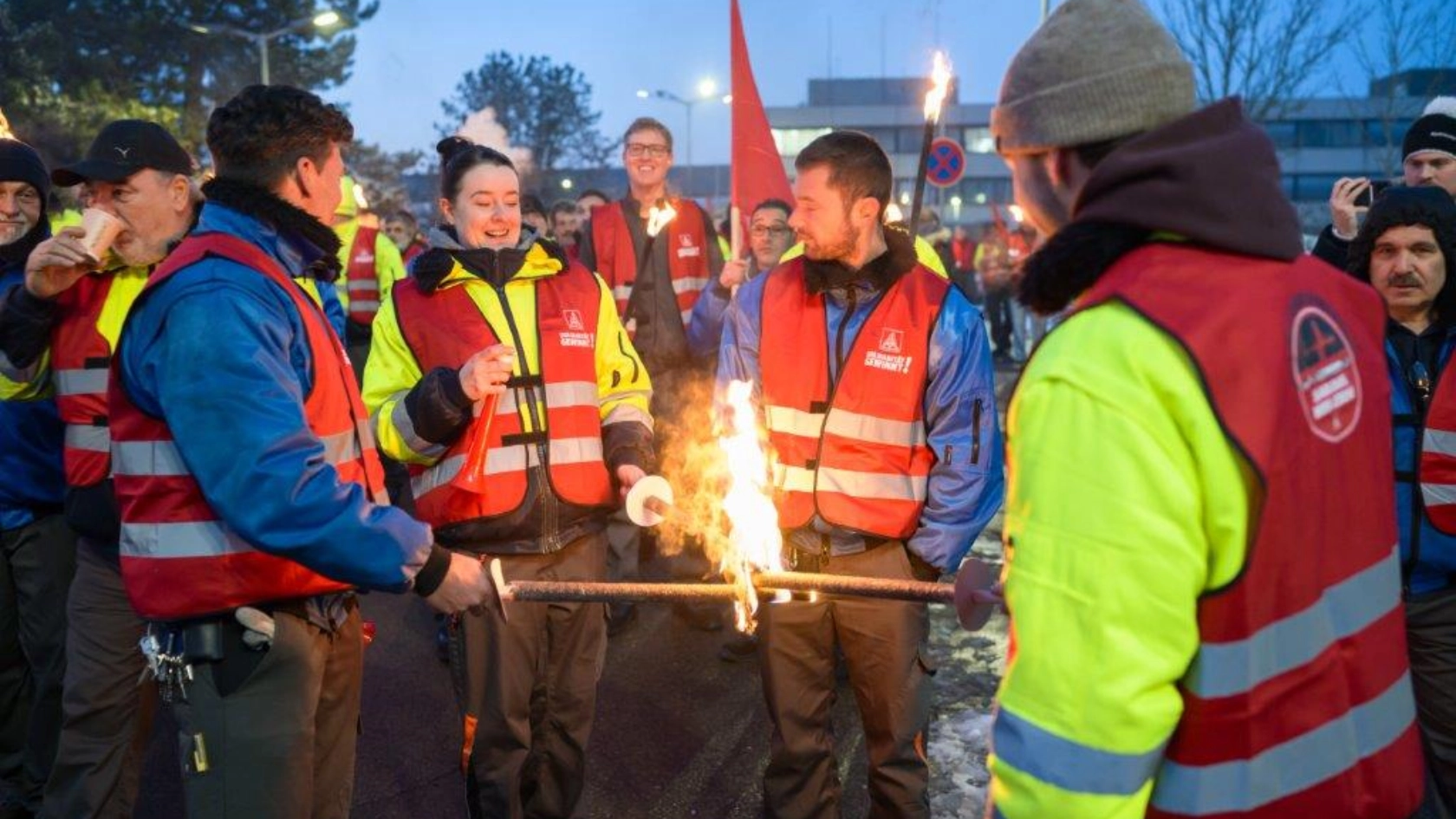 Saarlouis muss leben - Erneuter Warnstreik