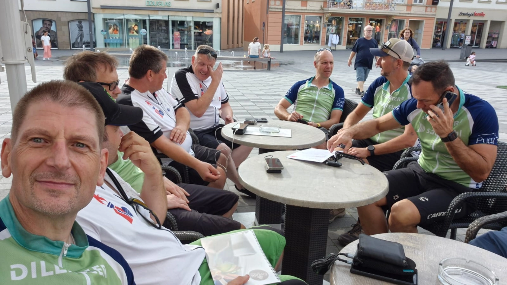Radtour "Flamme der Solidarität"