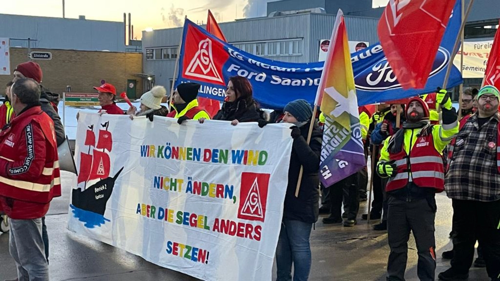 Saarlouis muss leben - Erneuter Warnstreik