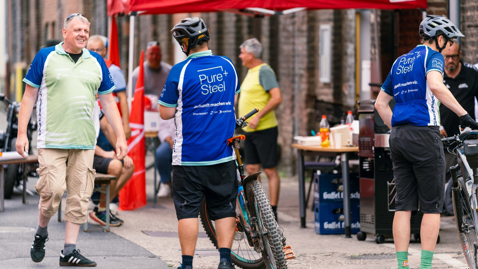 Radtour "Flamme der Solidarität"