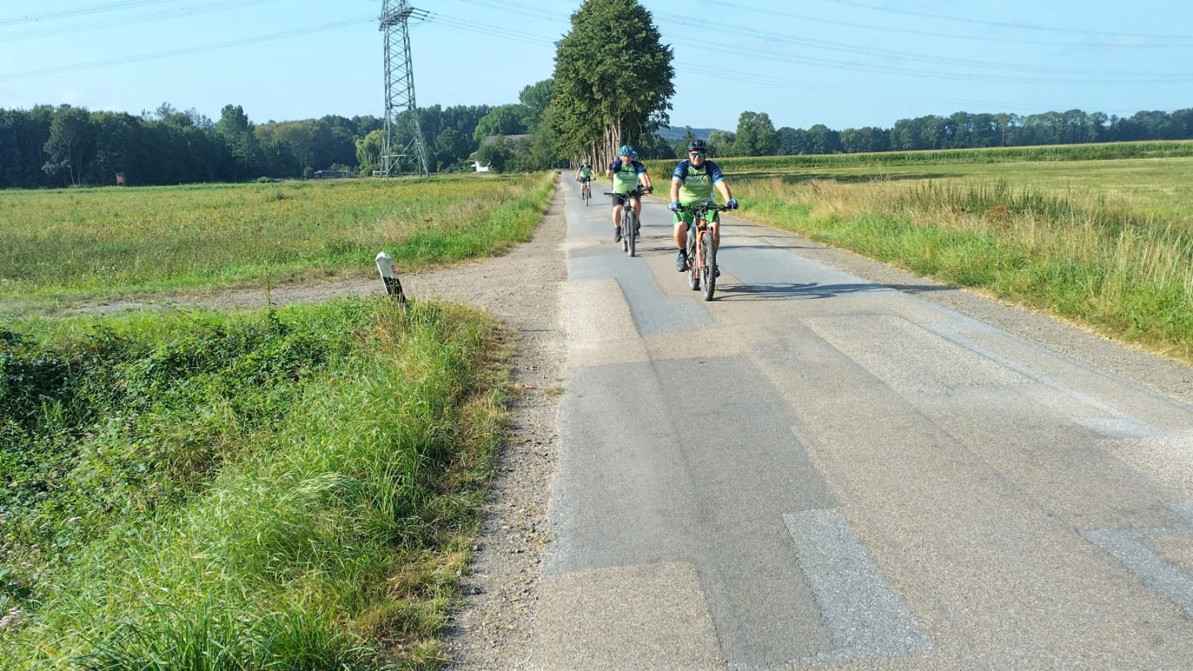 Radtour "Flamme der Solidarität"