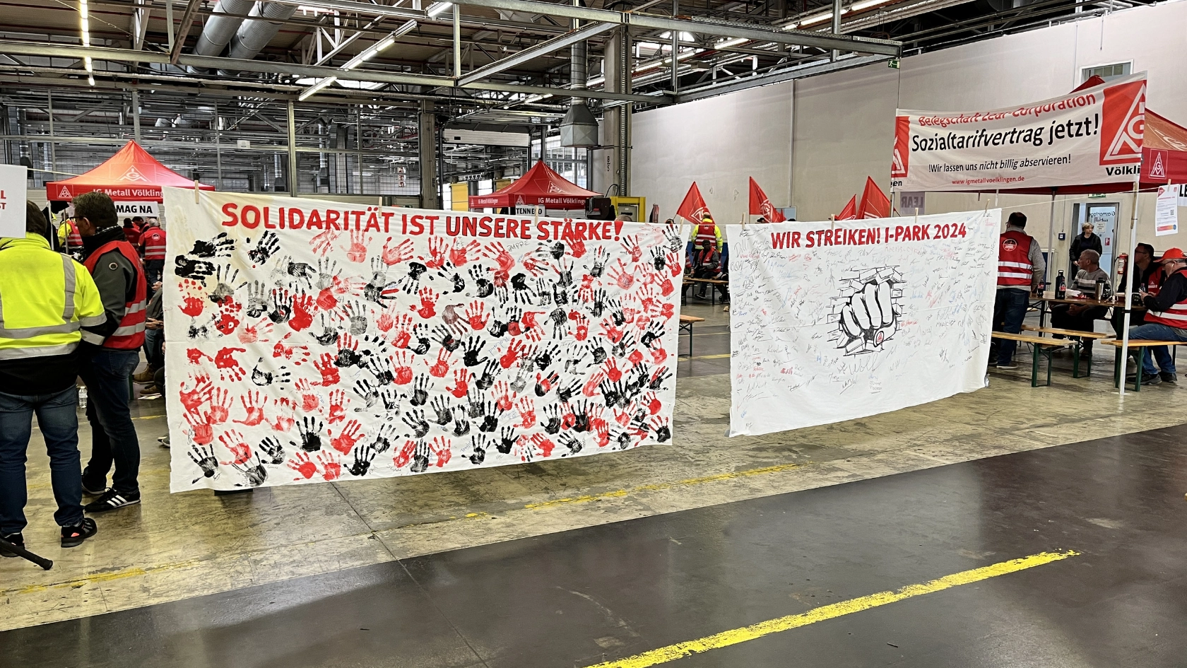 Streikfront steht - Arbeitgeber mauern!