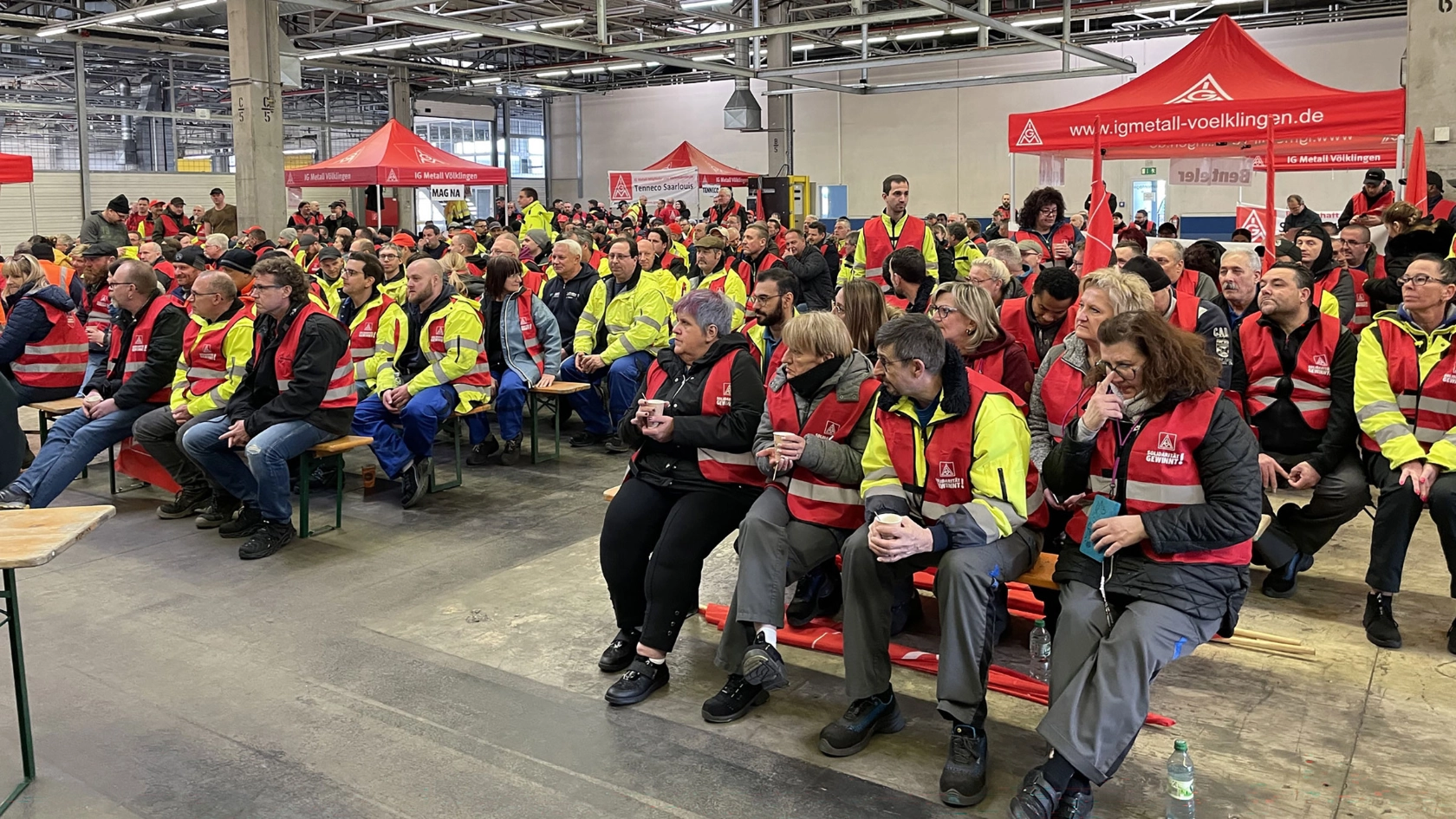 Unbefristeter Streik im I-Park Saarlouis gestartet!