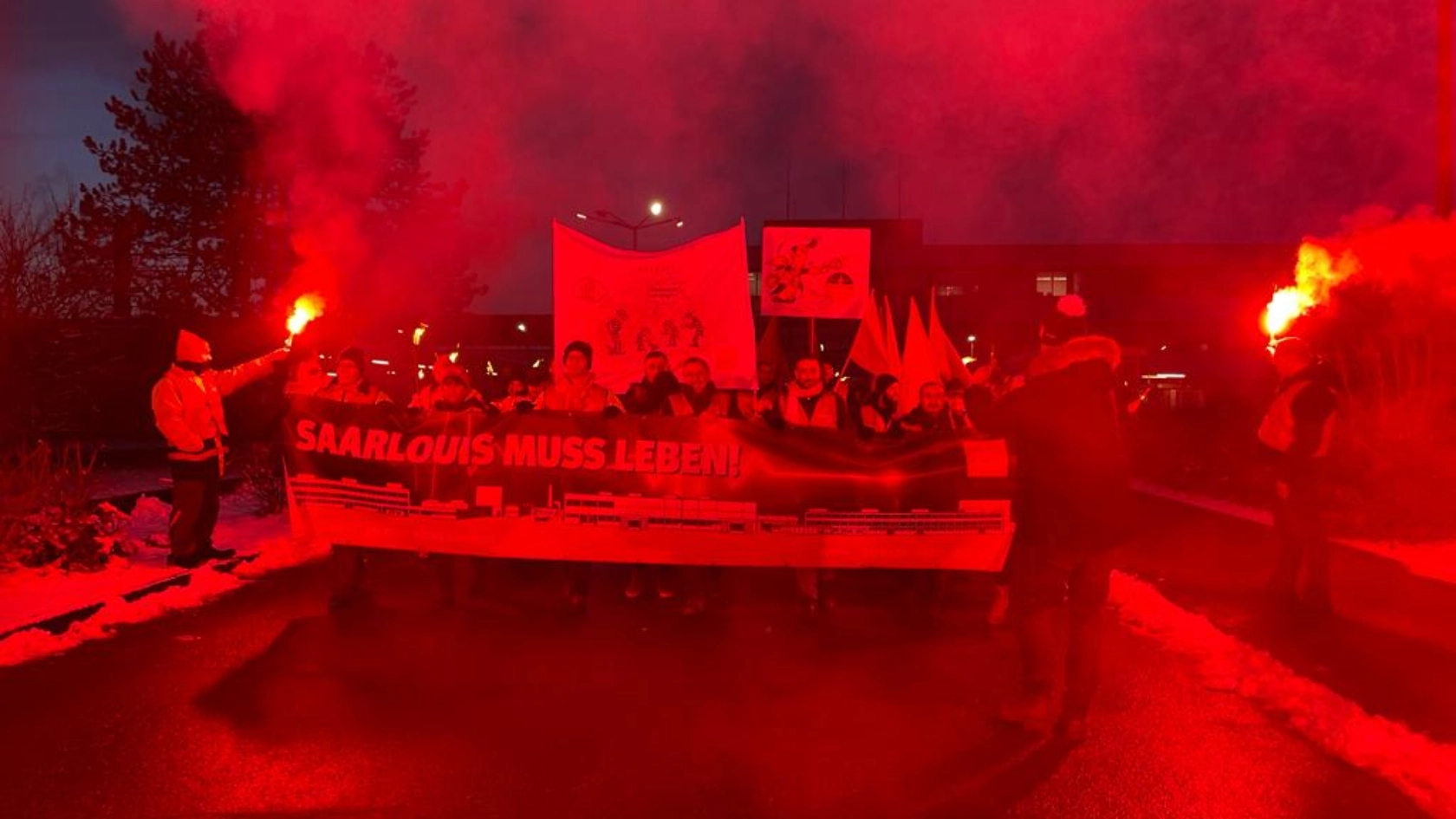 Saarlouis muss leben - Erneuter Warnstreik