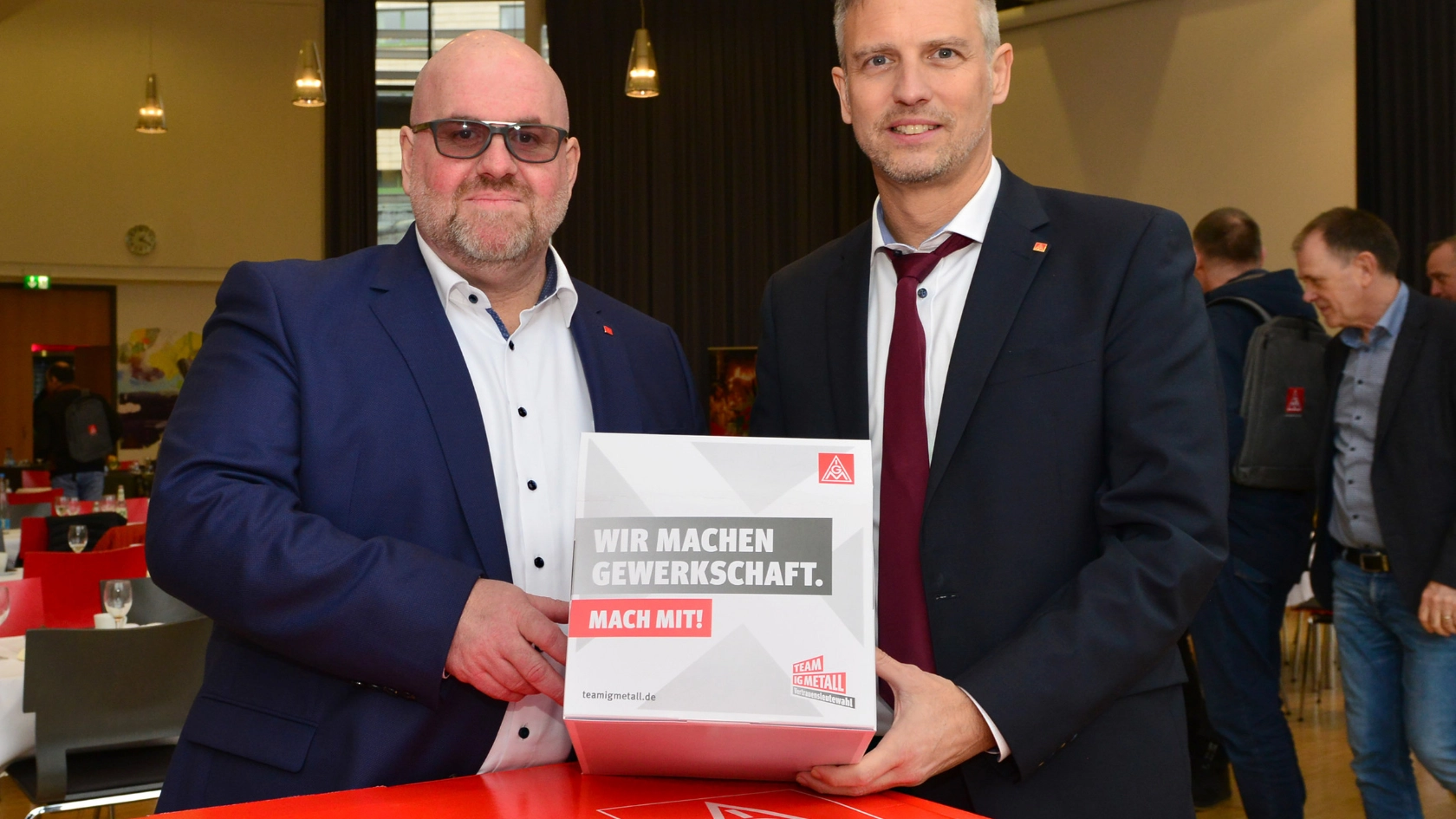 Konstituierende Delegiertenversammlung der IG Metall Völklingen mit Neuwahlen