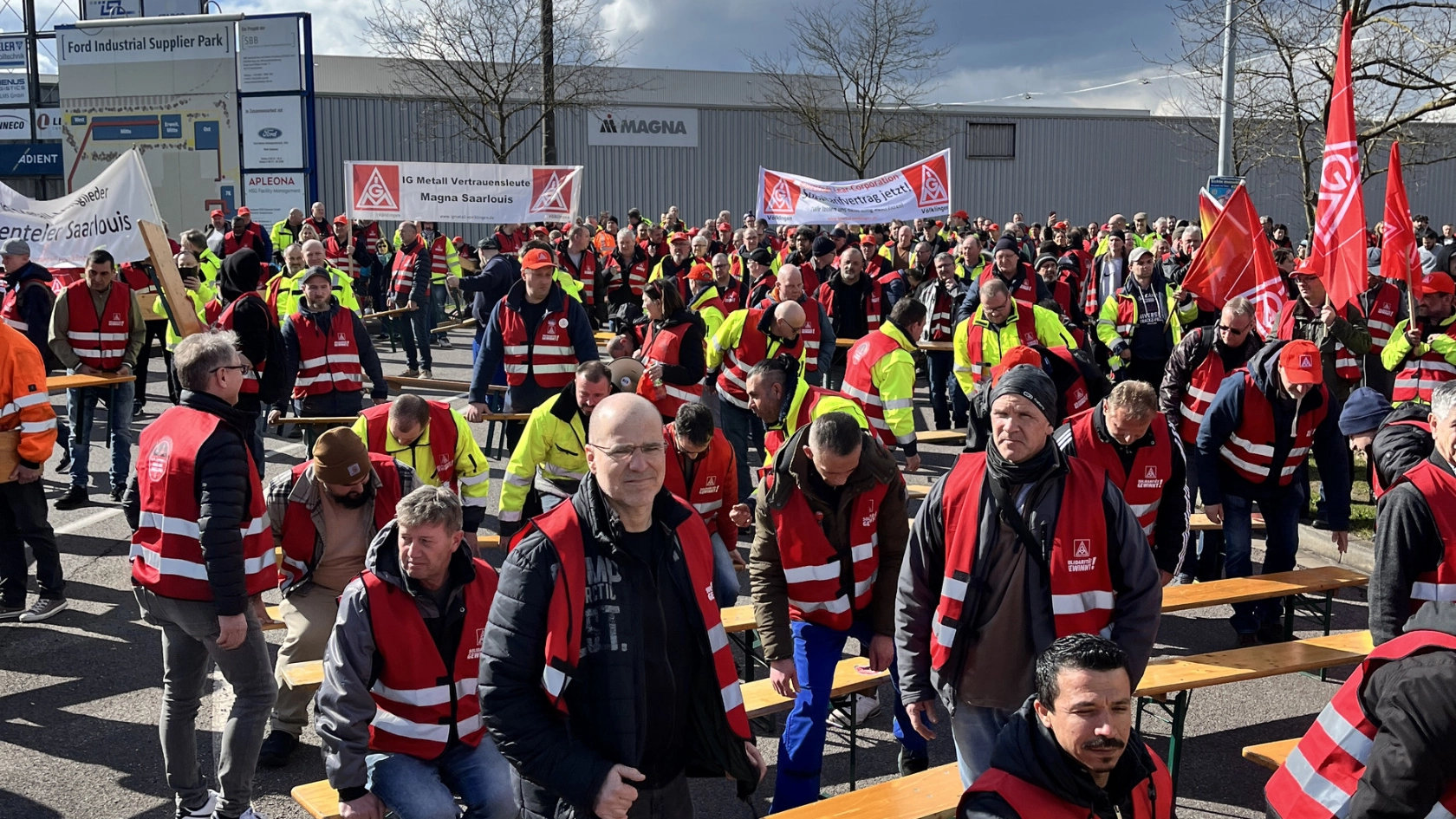 Unbefristeter Streik im I-Park geht weiter