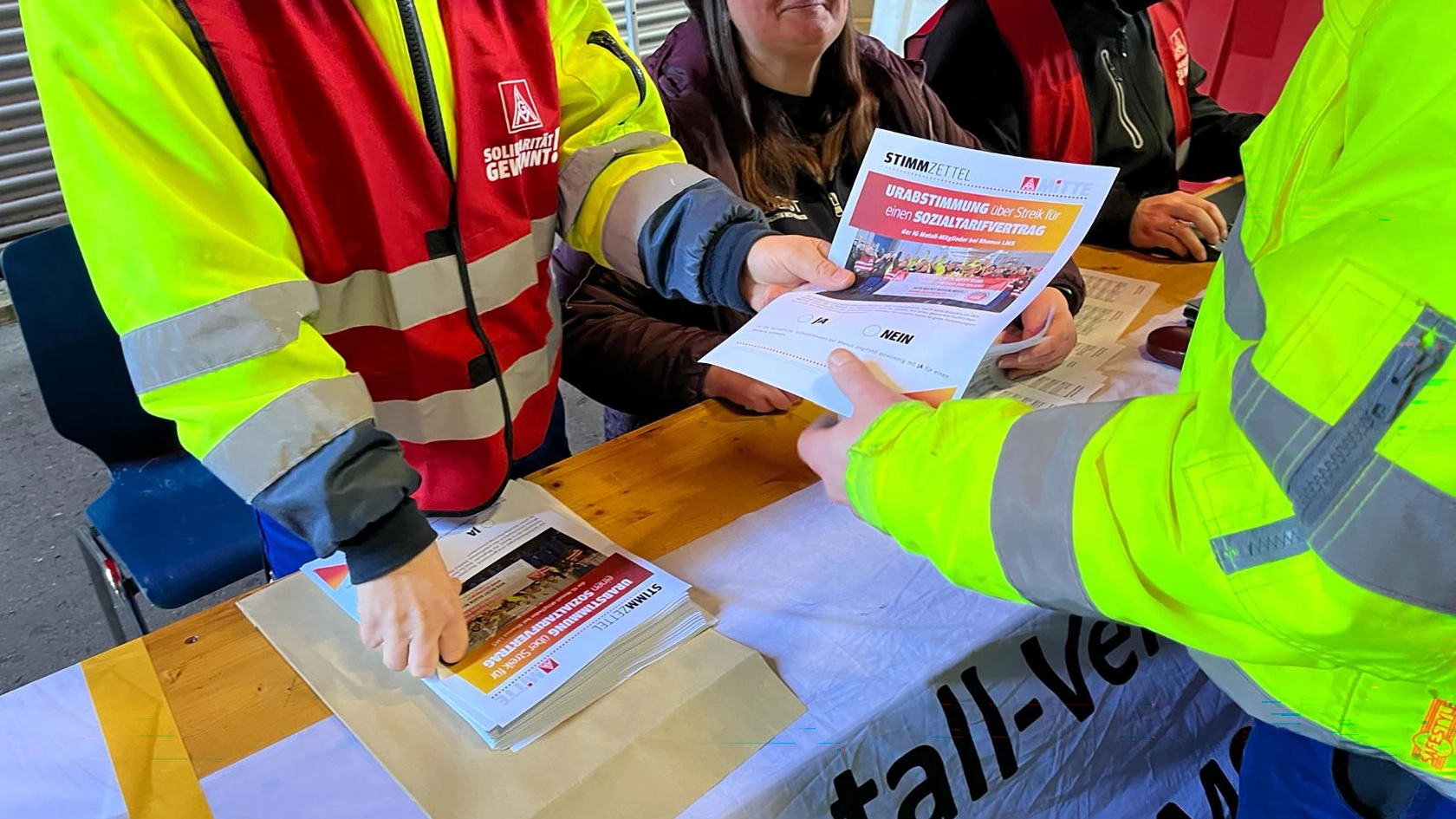 Rhenus LMS: Überwältigendes "JA" für Streik!