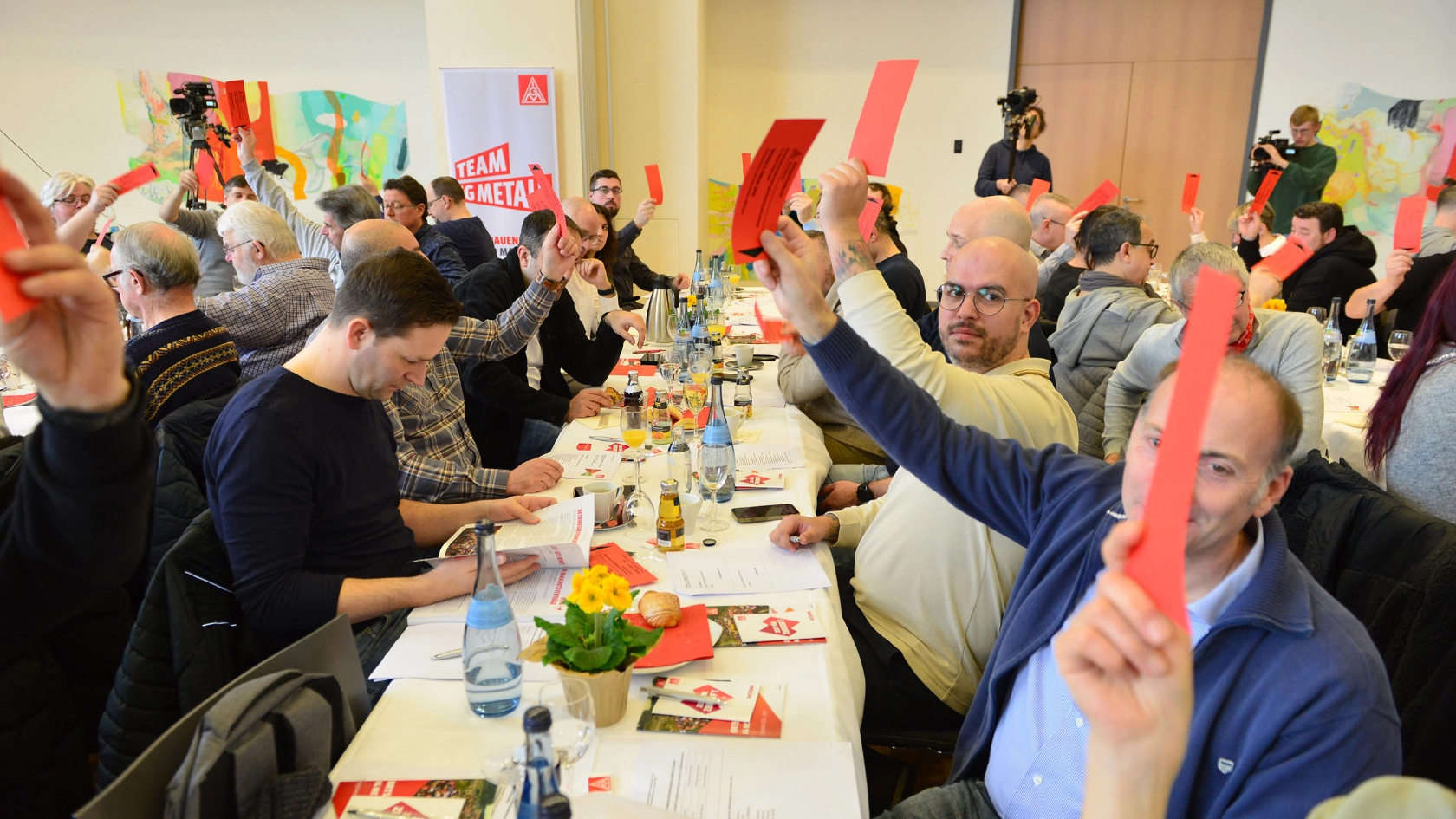 Konstituierende Delegiertenversammlung der IG Metall Völklingen mit Neuwahlen