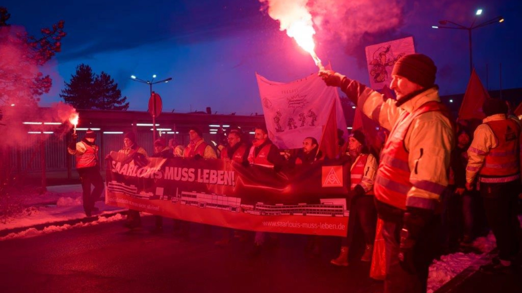 Saarlouis muss leben - Erneuter Warnstreik