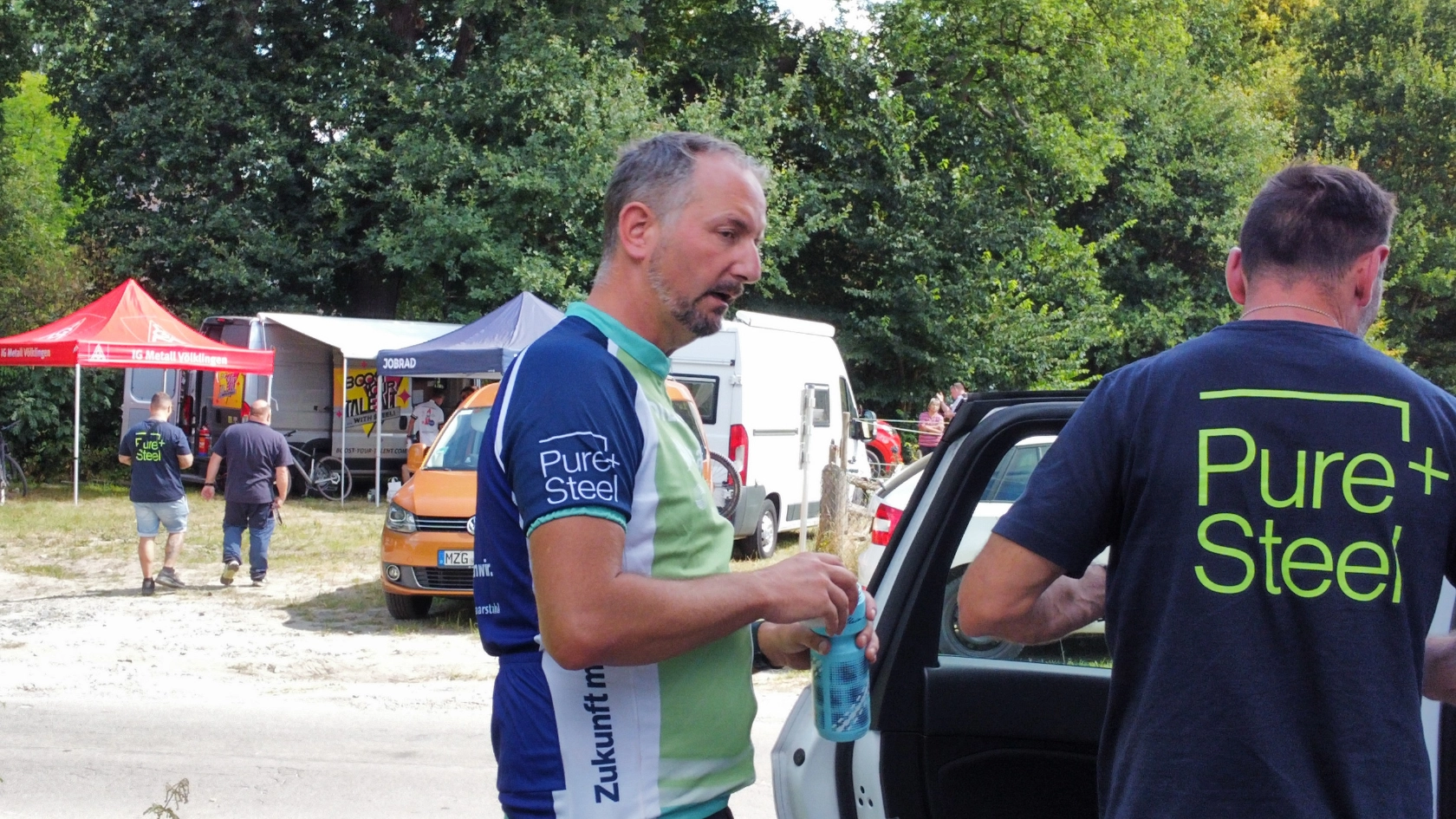 Radtour "Flamme der Solidarität"