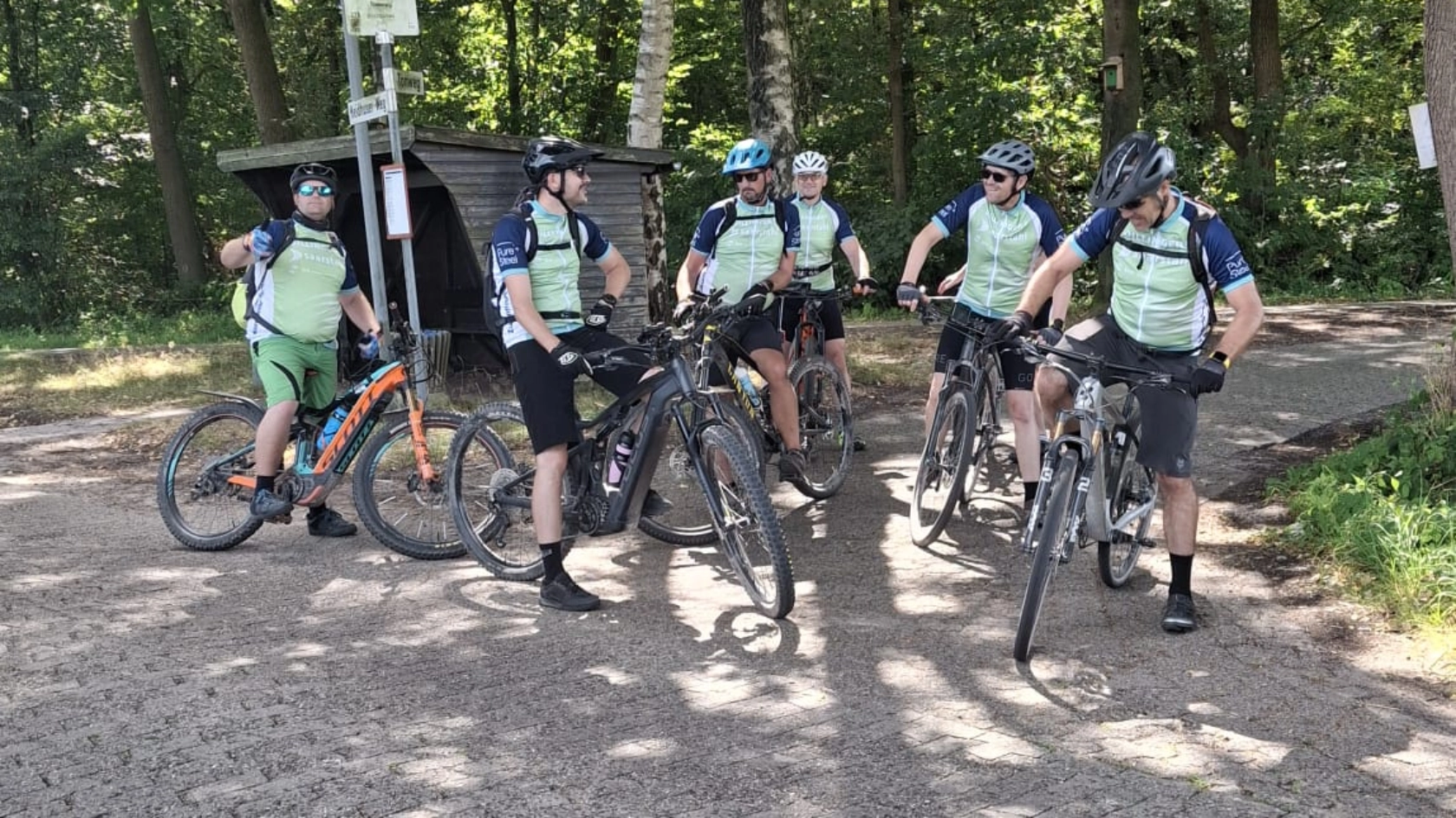 Radtour "Flamme der Solidarität"