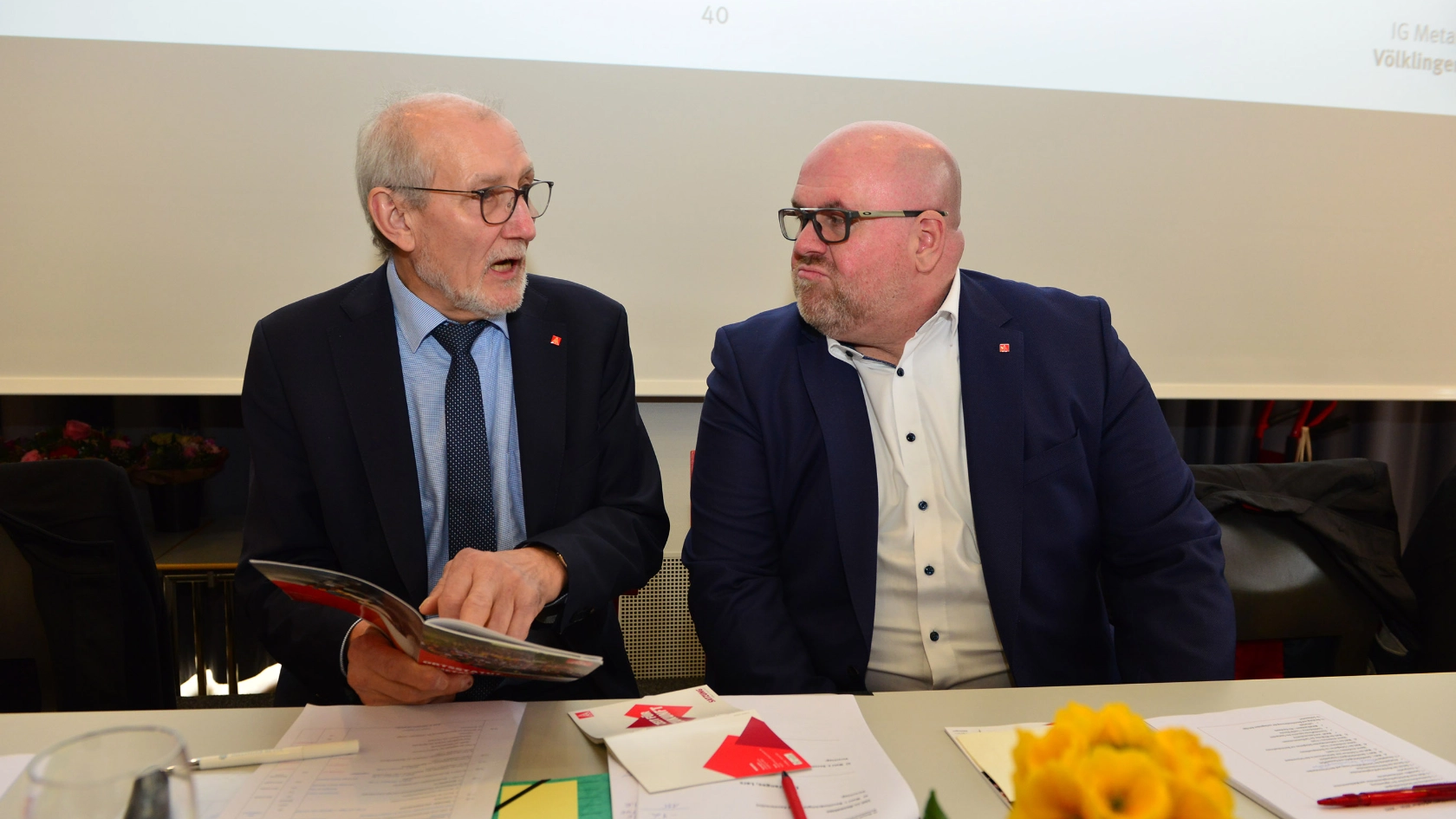 Konstituierende Delegiertenversammlung der IG Metall Völklingen mit Neuwahlen