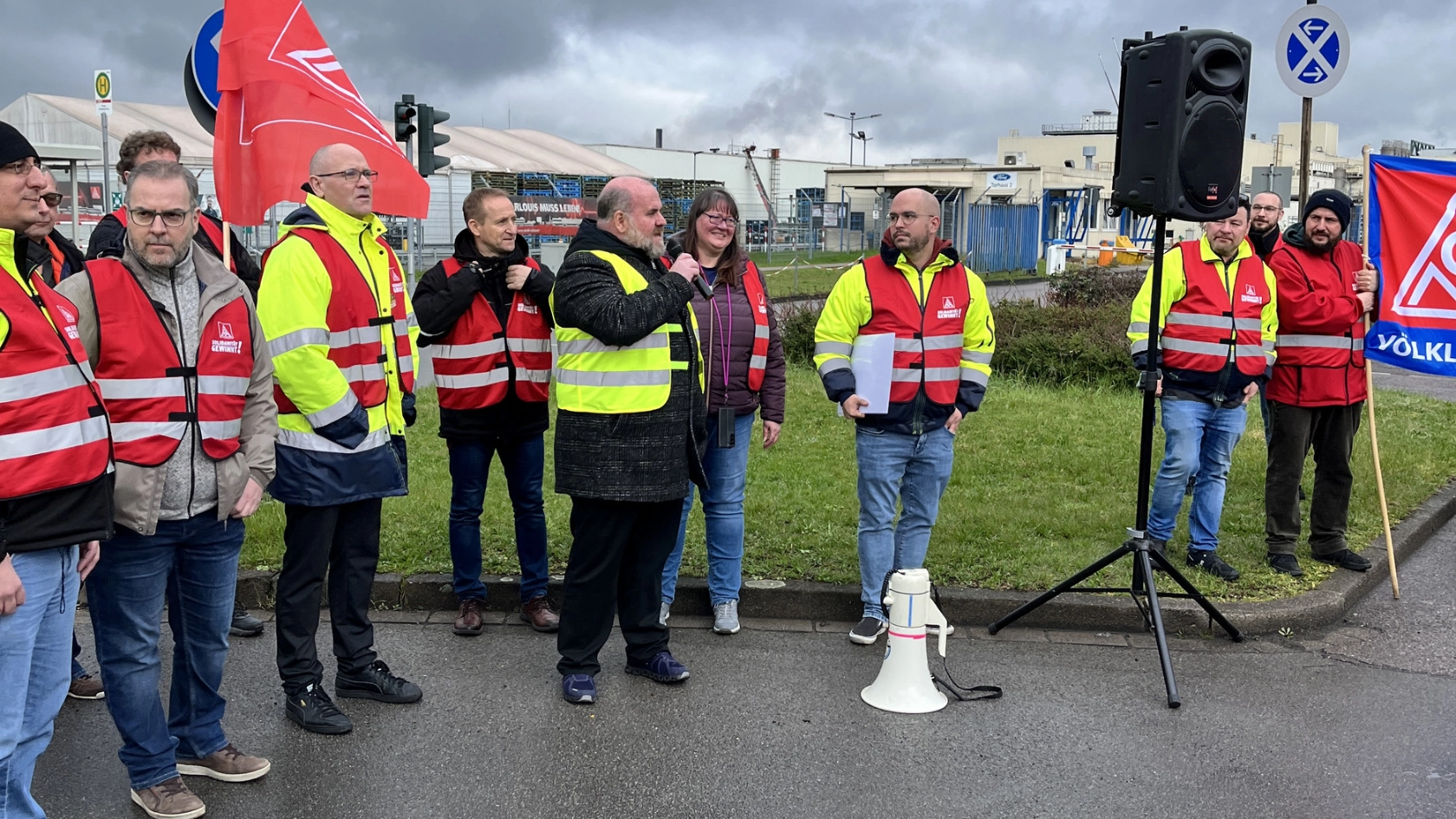 Tag Vier des unbefristeten Streiks im I-Park