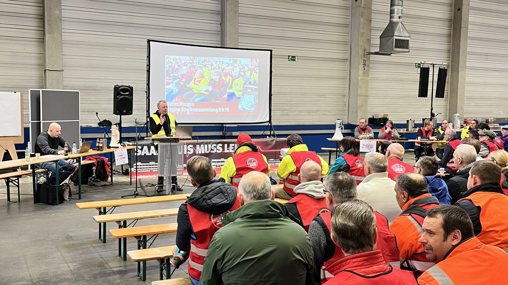 Unbefristeter Streik im I-Park geht weiter