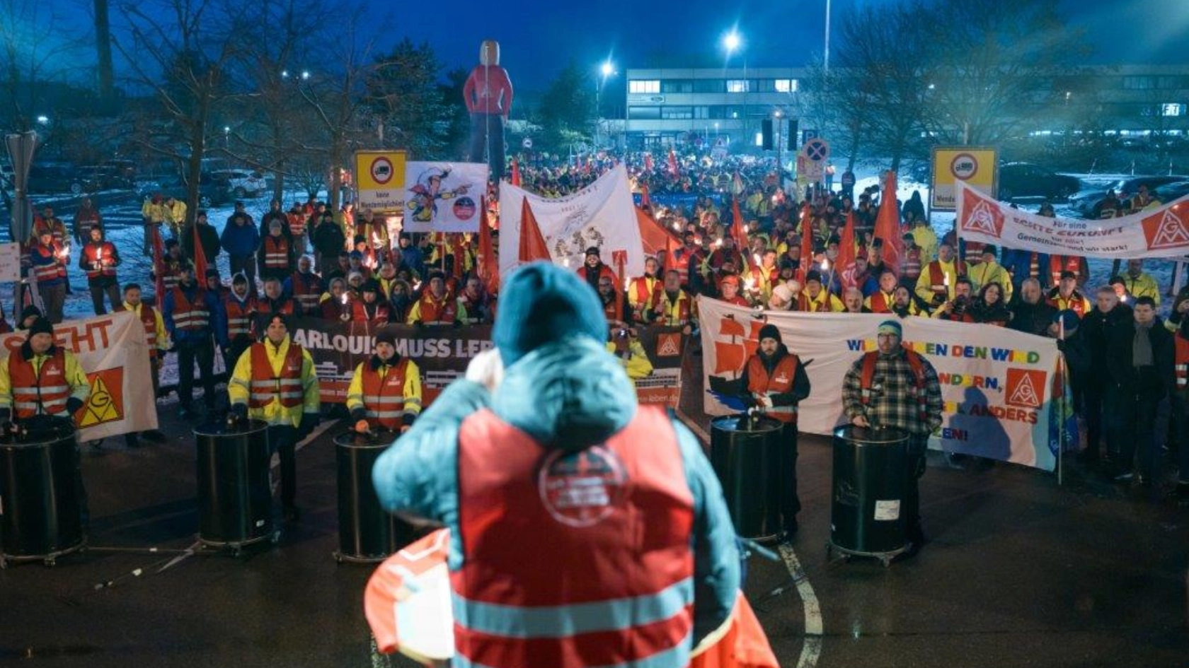 Saarlouis muss leben - Erneuter Warnstreik