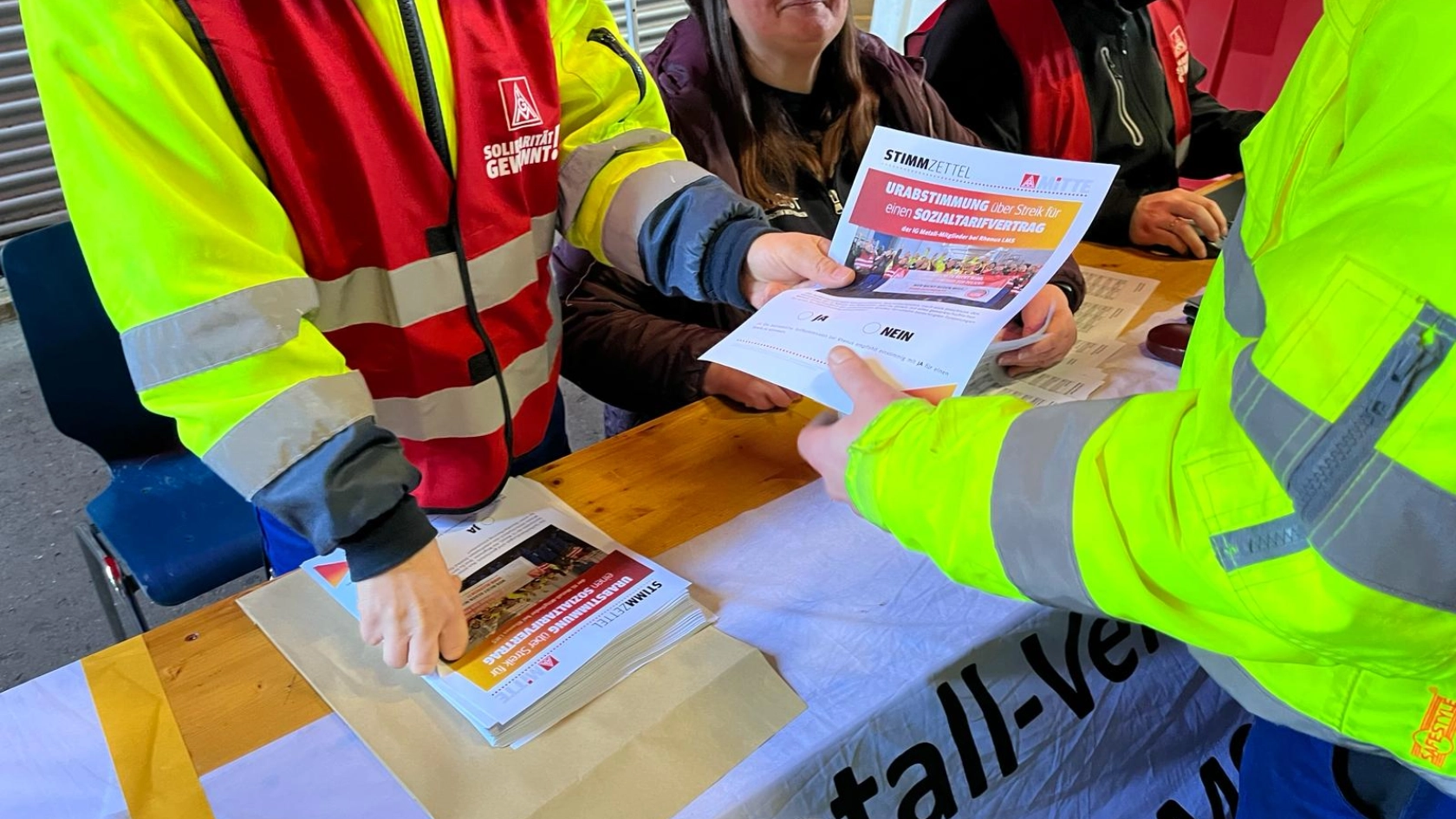 Rhenus LMS: Überwältigendes "JA" für Streik!