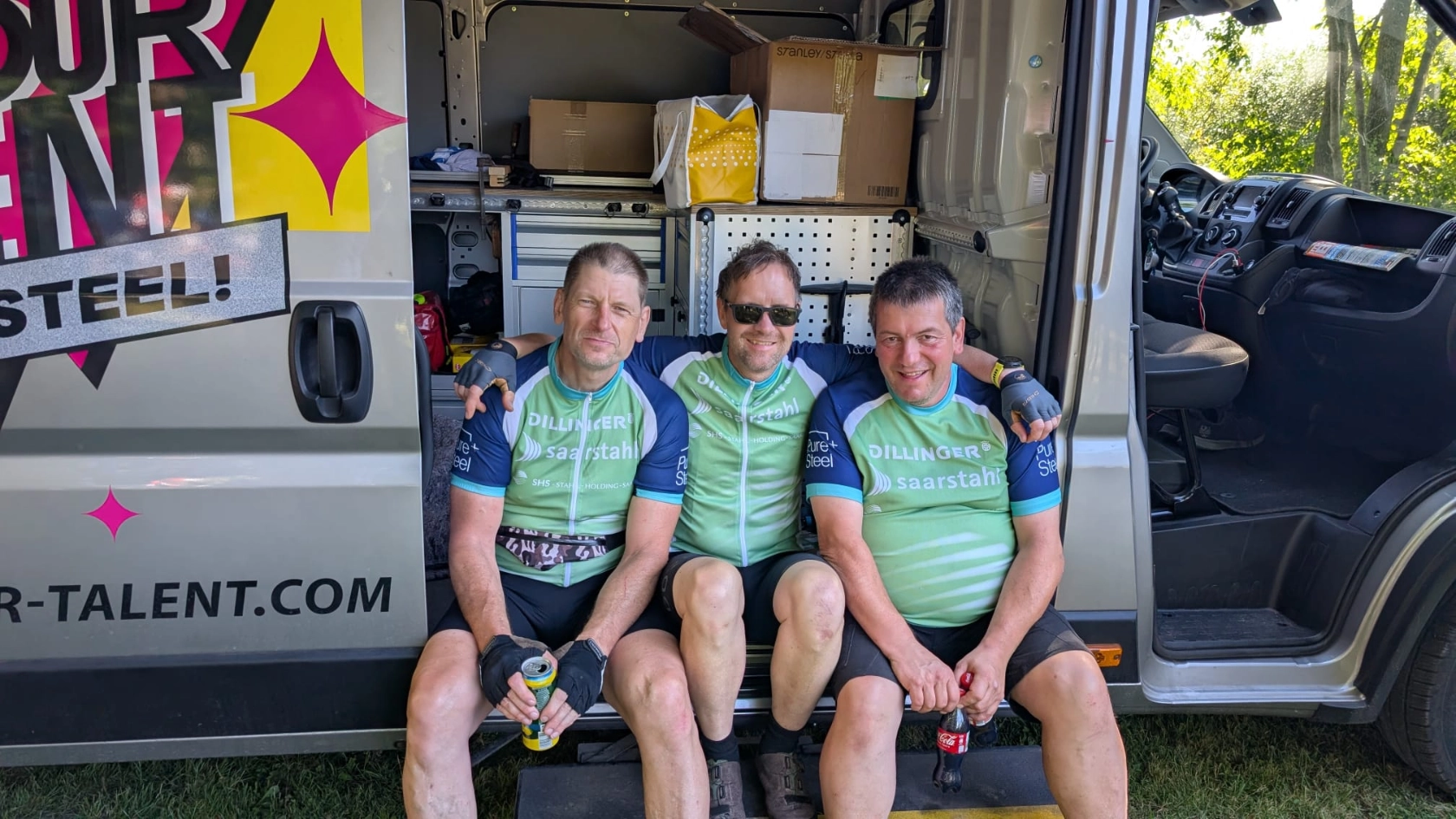 Radtour "Flamme der Solidarität"