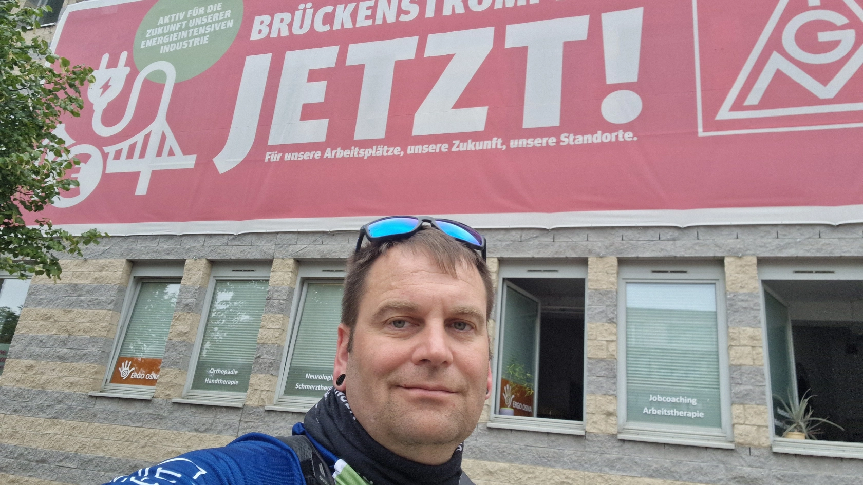 Radtour "Flamme der Solidarität"