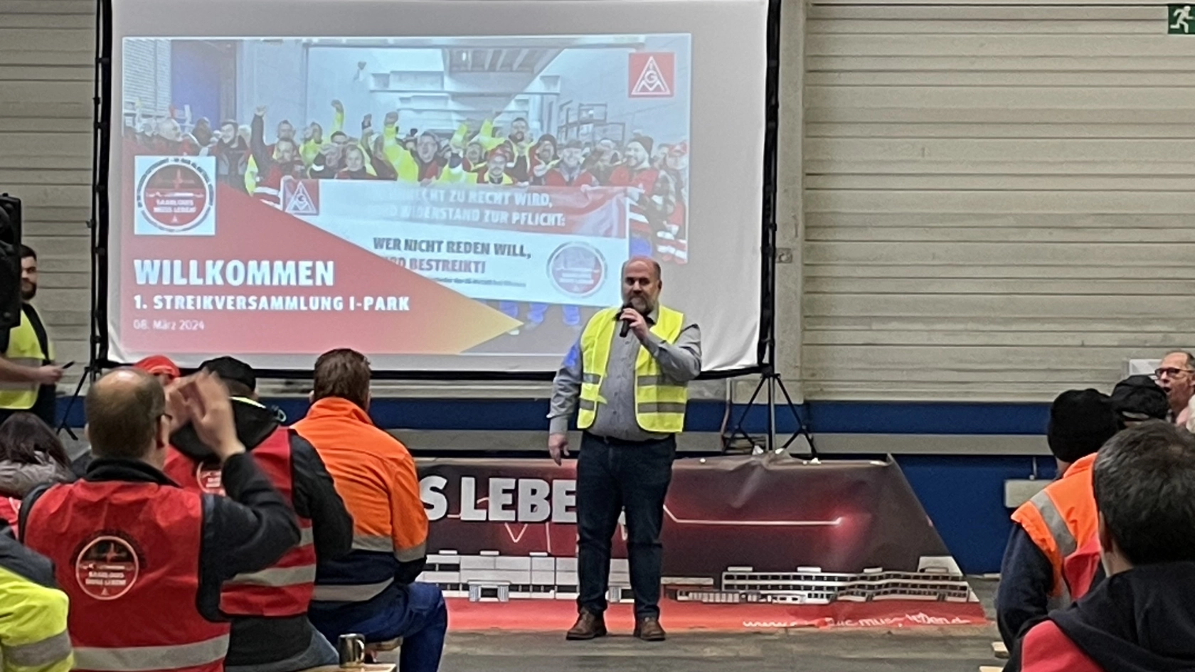 Unbefristeter Streik im I-Park Saarlouis gestartet!