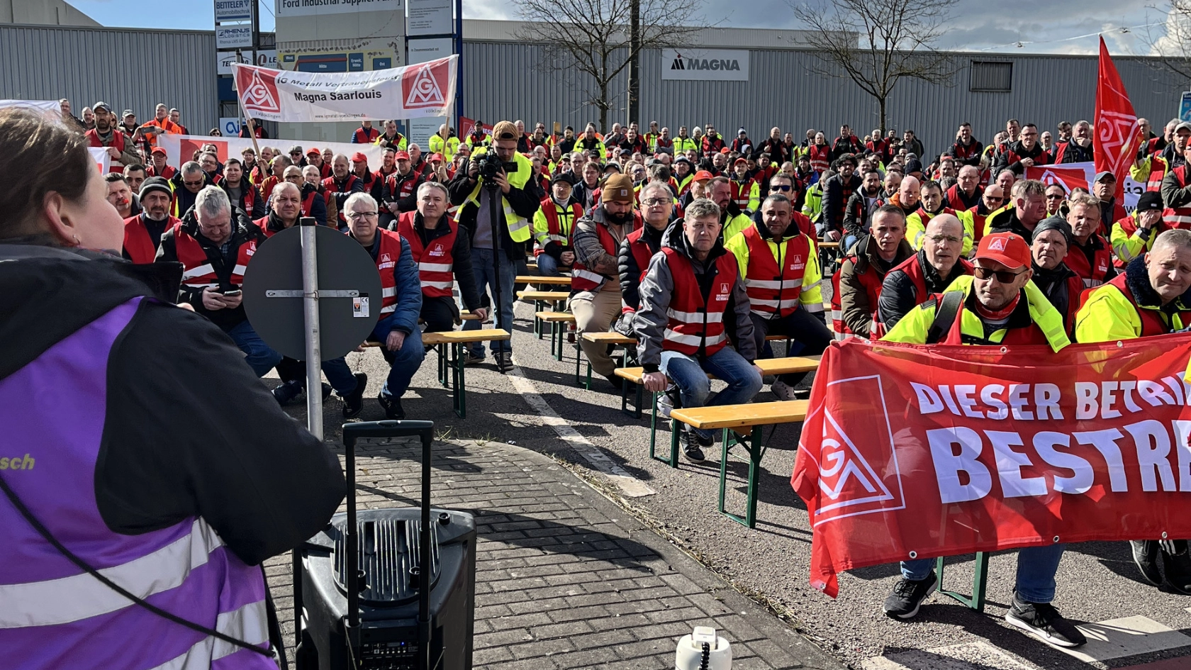 Unbefristeter Streik im I-Park geht weiter