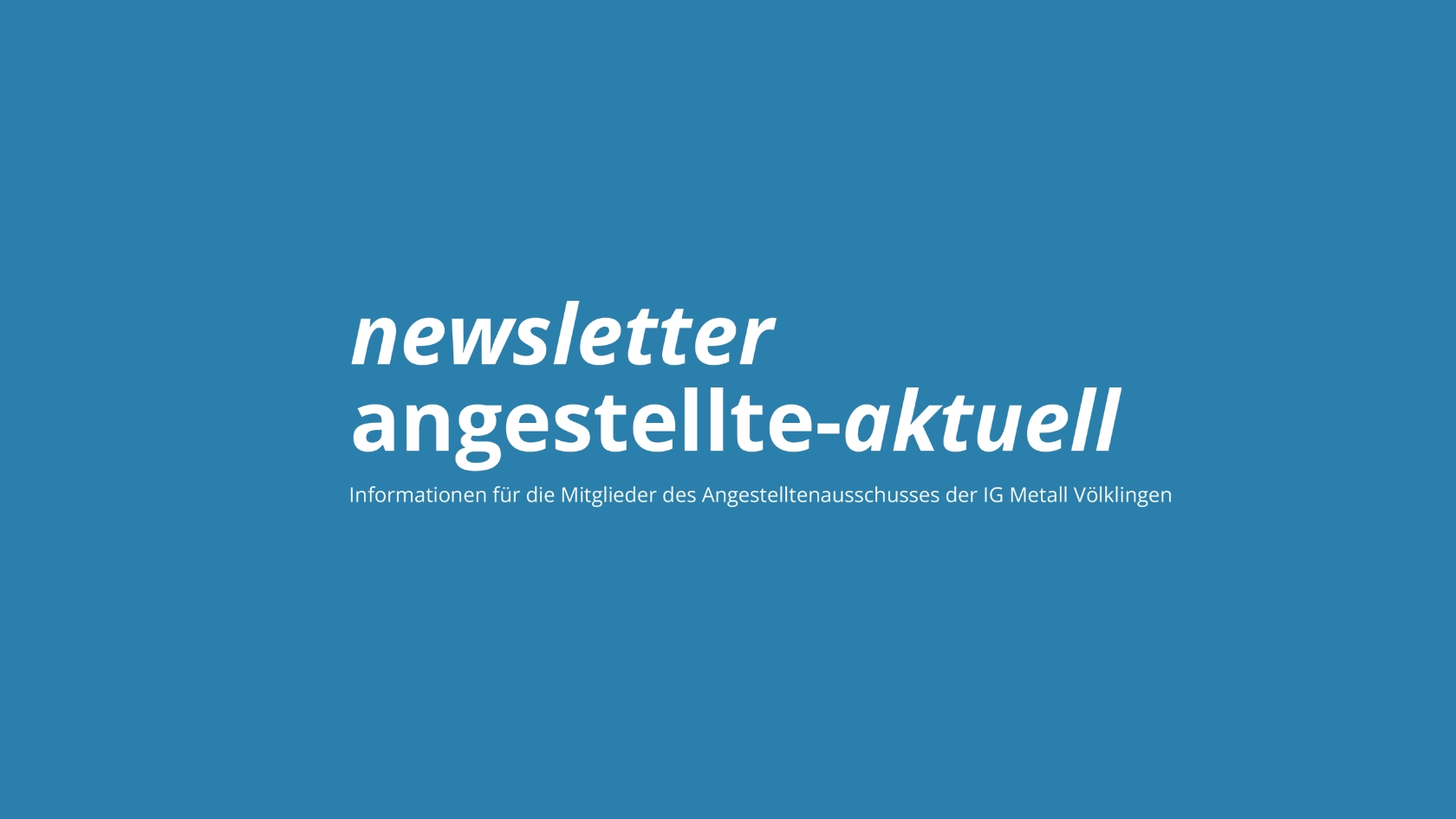 newsletter angestellt-aktuell