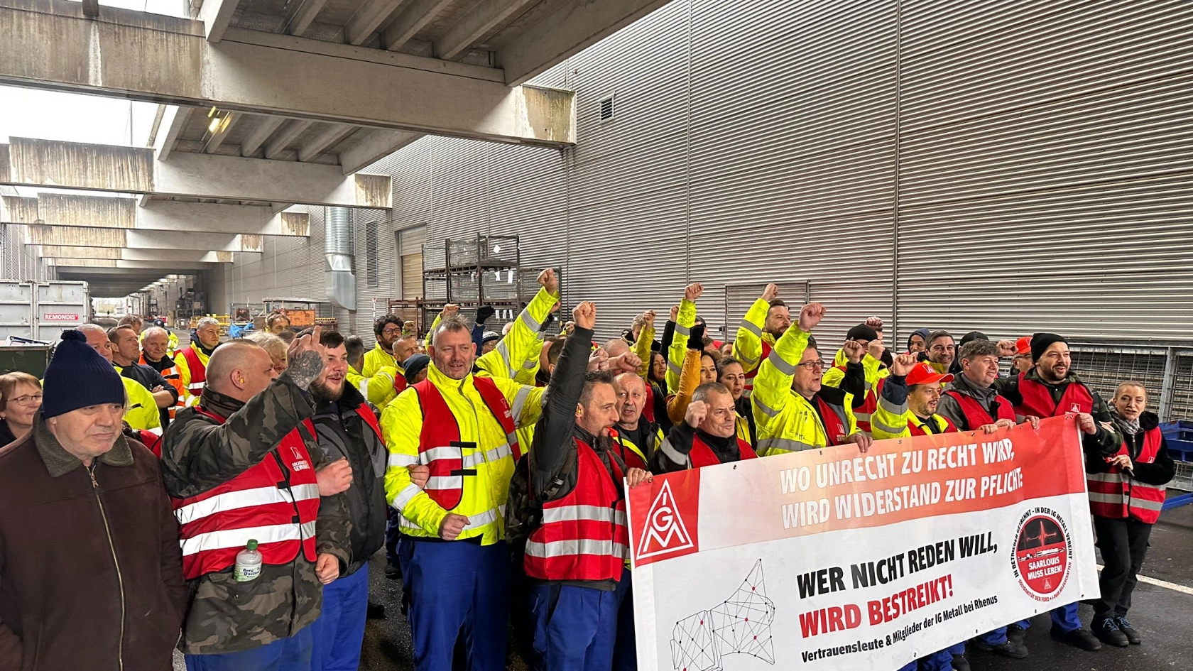 Warnstreik bei Rhenus LMS geht weiter