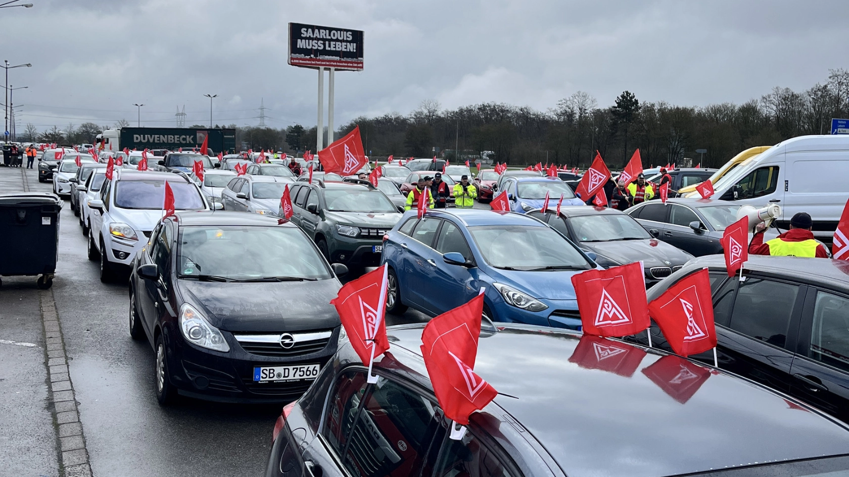 Tag Vier des unbefristeten Streiks im I-Park