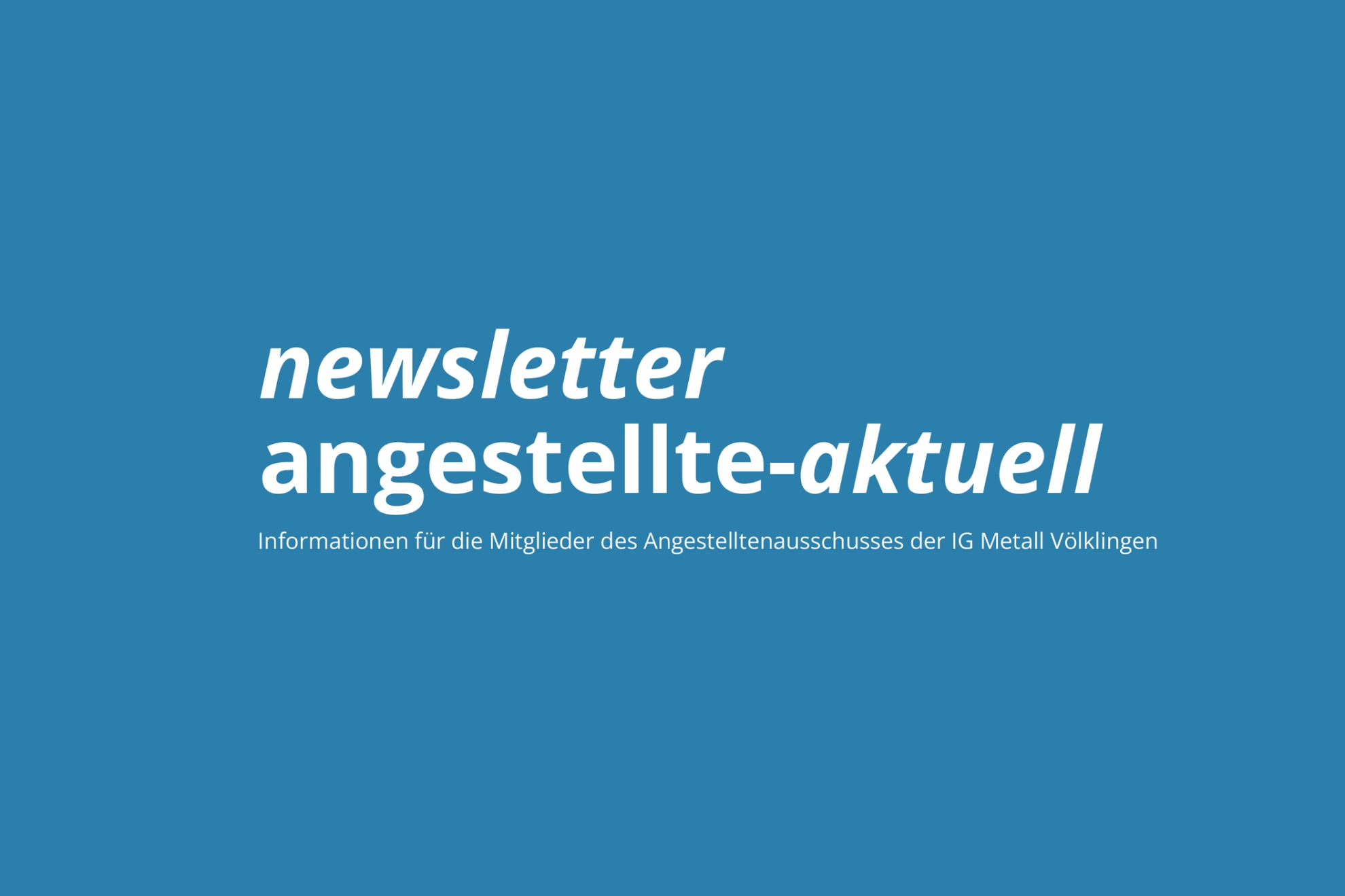 newsletter angestellt-aktuell