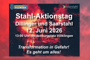 Transformation durchziehen! Stahl-Aktionstag 12. Juni 2026!