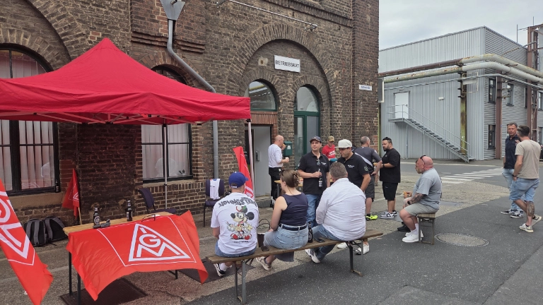 Radtour "Flamme der Solidarität"