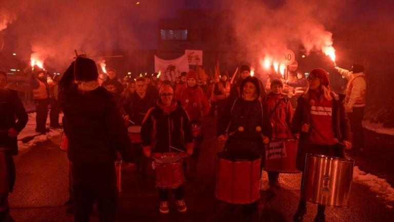 Saarlouis muss leben - Erneuter Warnstreik
