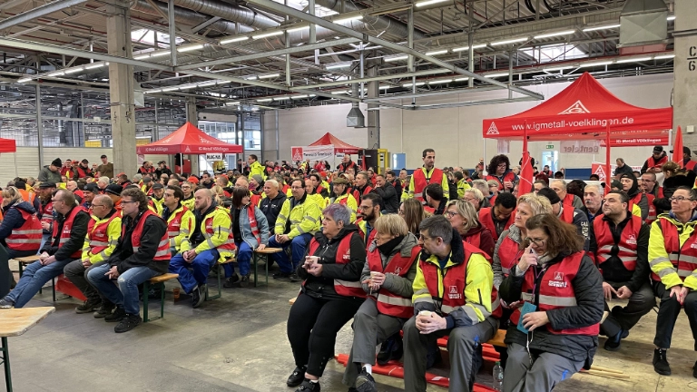 Unbefristeter Streik im I-Park Saarlouis gestartet!