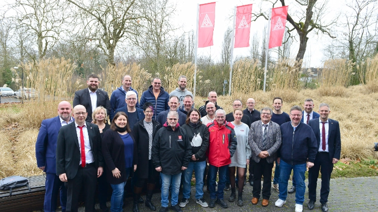 Konstituierende Delegiertenversammlung der IG Metall Völklingen mit Neuwahlen