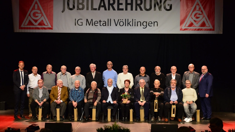 Jubilarehrung der IG Metall Völklingen 2024