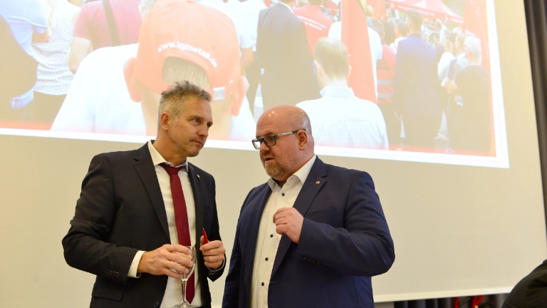 Konstituierende Delegiertenversammlung der IG Metall Völklingen mit Neuwahlen