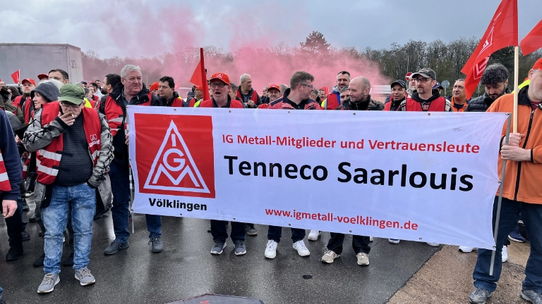 Tag Vier des unbefristeten Streiks im I-Park