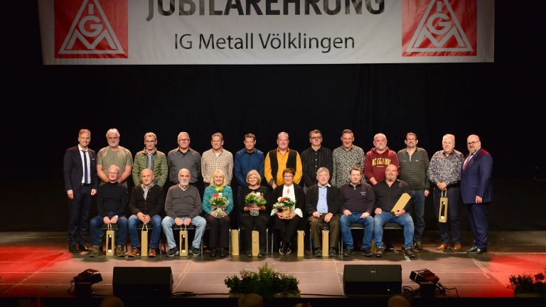 Jubilarehrung der IG Metall Völklingen 2024