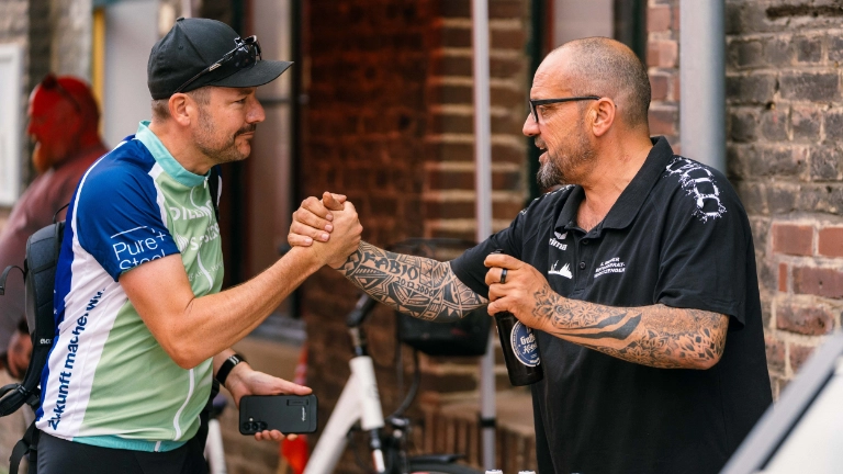 Radtour "Flamme der Solidarität"