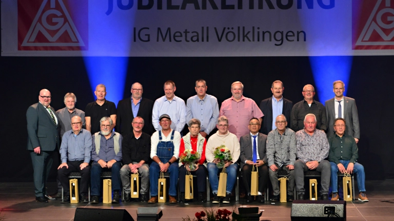 Jubilarehrung 2025 IG Metall Völklingen