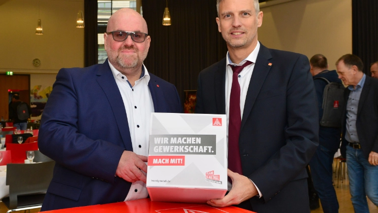 Konstituierende Delegiertenversammlung der IG Metall Völklingen mit Neuwahlen