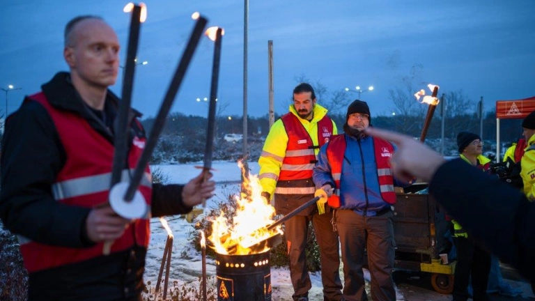 Saarlouis muss leben - Erneuter Warnstreik