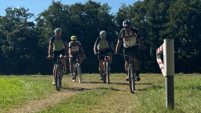 Radtour "Flamme der Solidarität"
