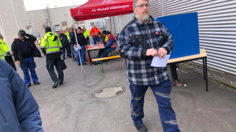 Benteler: Eindeutiges "JA" für Streik!