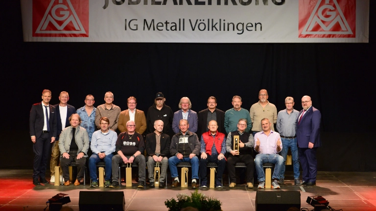 Jubilarehrung der IG Metall Völklingen 2024
