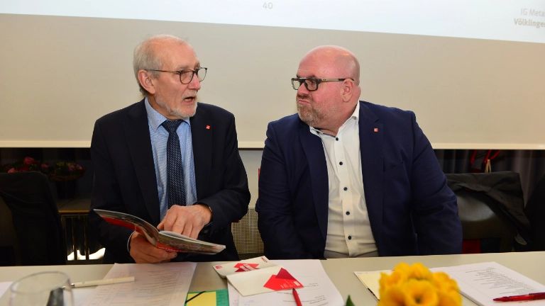 Konstituierende Delegiertenversammlung der IG Metall Völklingen mit Neuwahlen